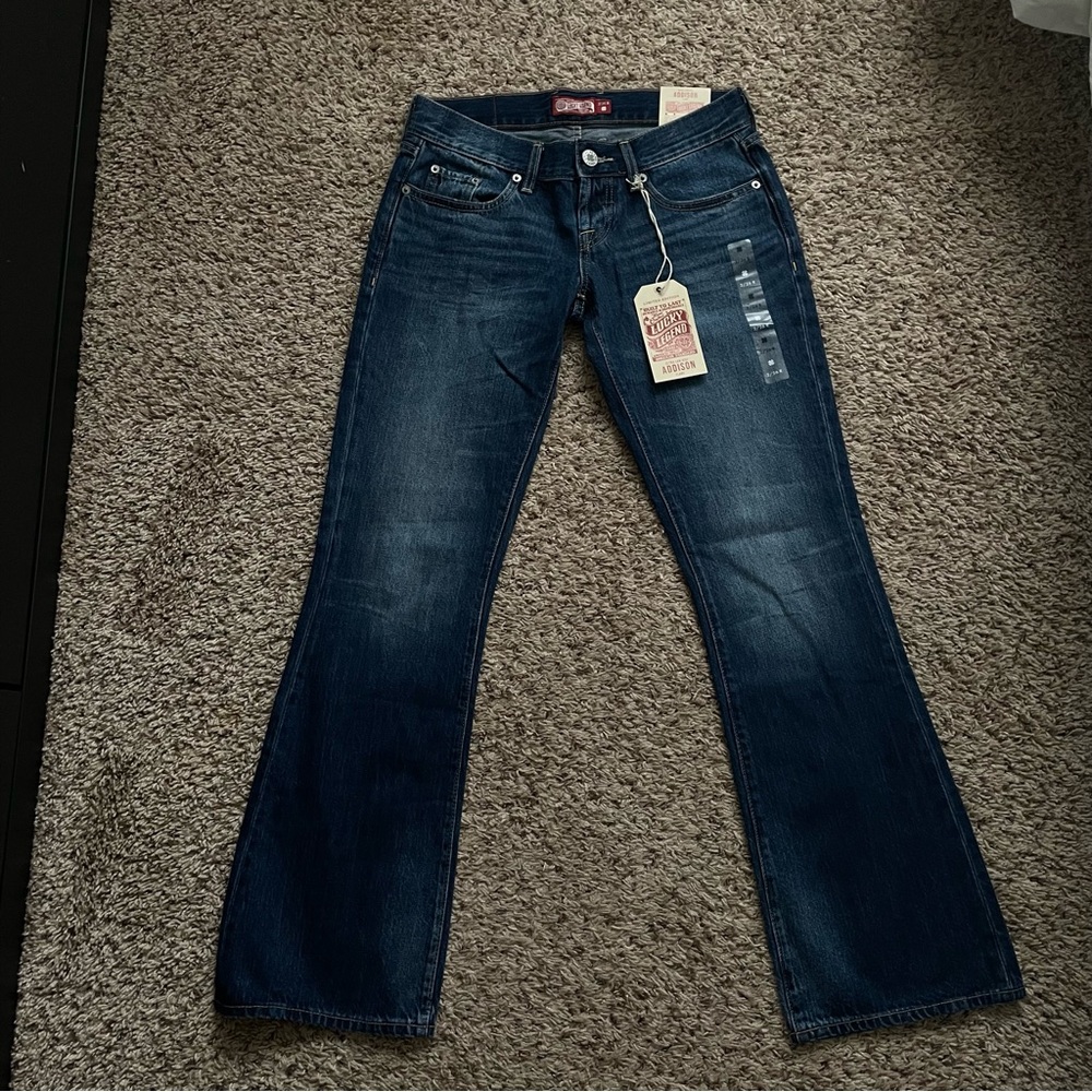 Lucky Brand x Addison Rae Ultra Low Rise Flare Jeans